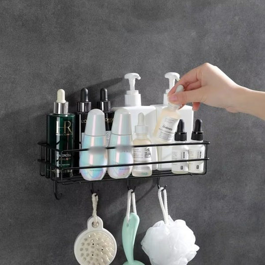 2 In 1 Wall Mounted Bathroom Rack